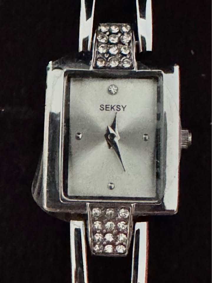 Seksy Crystal Bangle Rectangular otel stare nou
