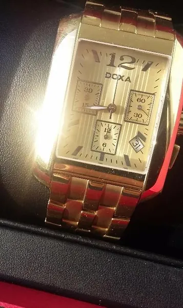 Doxa Rectangular Two-Tone Multi-Dial 245.30 otel stare nou