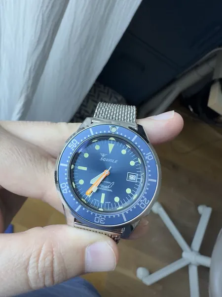Squale 1521 Ocean Blue otel stare bun