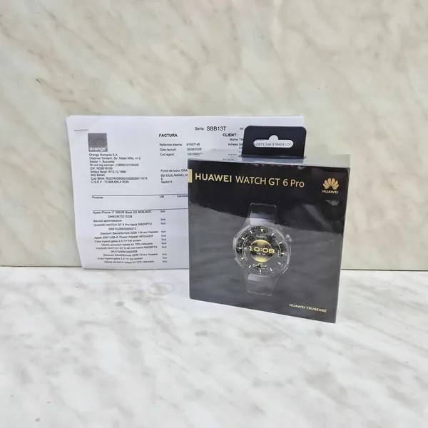 Huawei Watch GT 6 Pro aluminiu stare nou