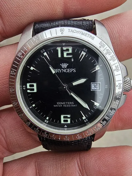 Pryngeps Tachymetre 100M Automatic otel stare excelent