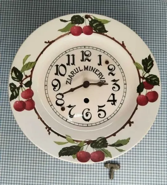 Fără marcă Ziarul Minerva ceramic wall clock alt material stare bun