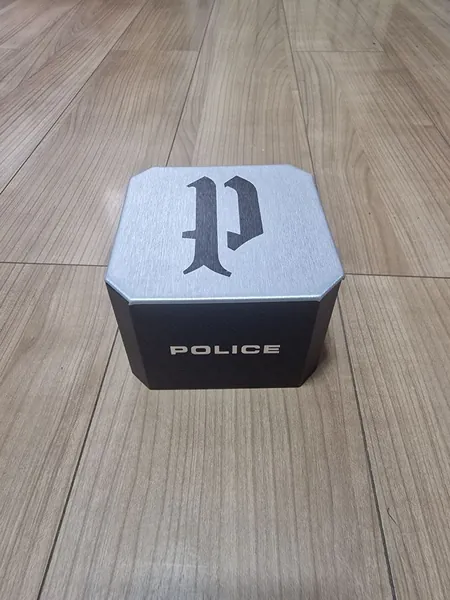 Police Steel Leather Strap otel stare nou