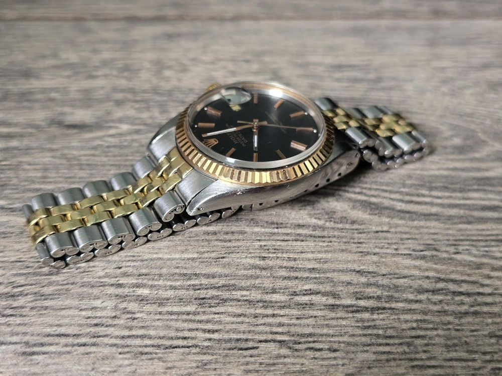 Rolex Datejust 36 Aur 18K + Oțel 1601 aur stare bun