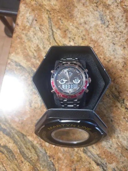 Martyn Line Dual Time Ana-Digi otel stare nou