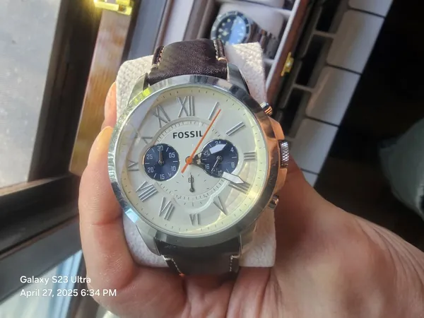 Fossil Grant Chronograph otel stare bun