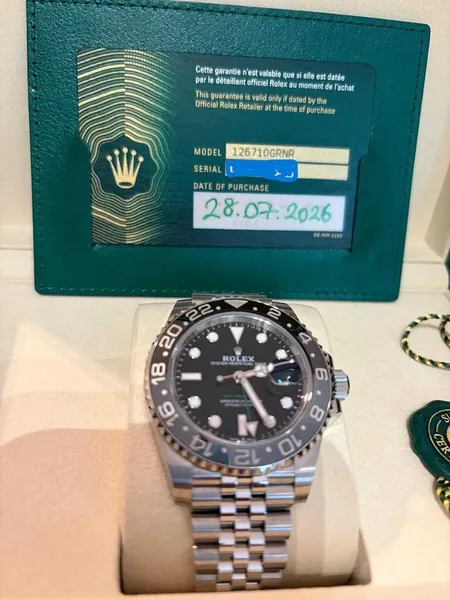 Rolex GMT-Master II M126710GRNR-0003 otel stare nou