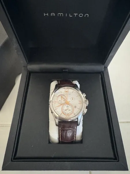 Hamilton Jazzmaster Chrono Quartz H326120 otel stare bun