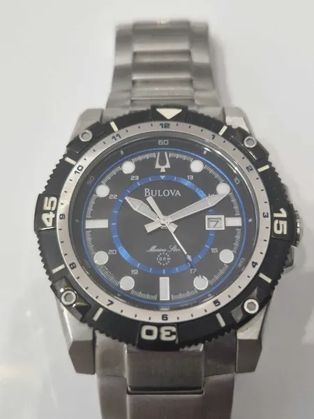 Bulova Marine Star 98B177 otel stare bun