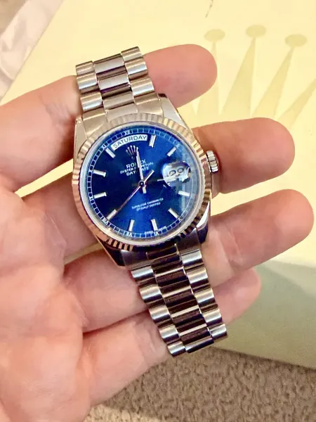 Rolex Day-Date 36 President aur stare bun