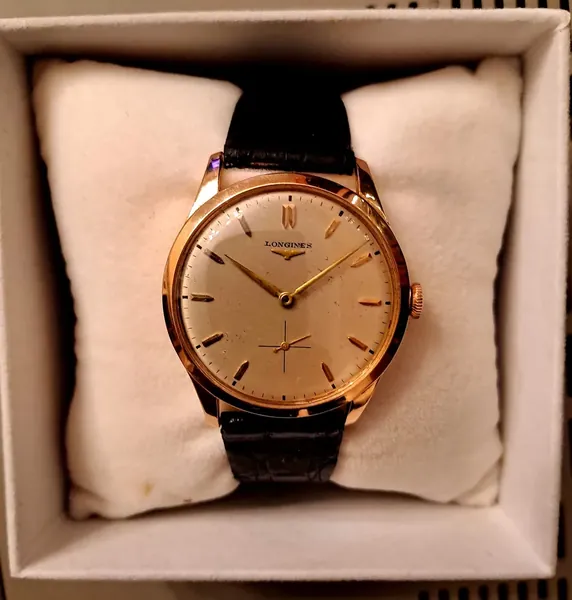 Longines Calibru 824 aur roz 18K anii '50 aur stare bun
