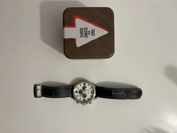 Fossil Nate Chronograph JR1490 otel stare bun