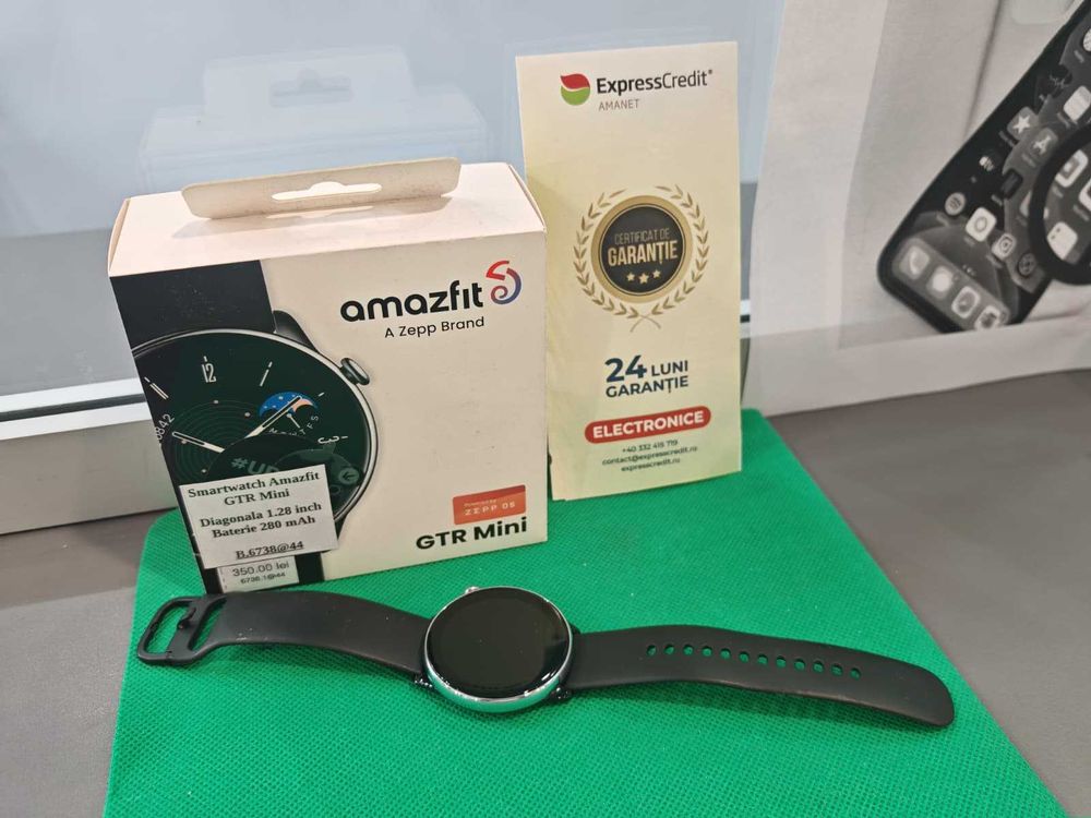 Amazfit GTR Mini aluminiu stare bun