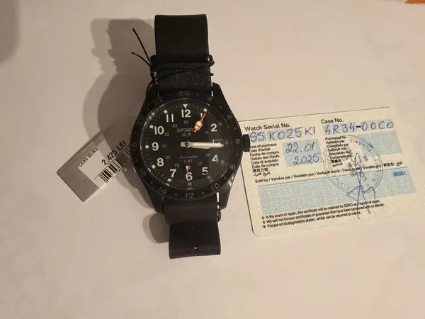 Seiko 5 Sports Field GMT SSK025K1 otel stare nou