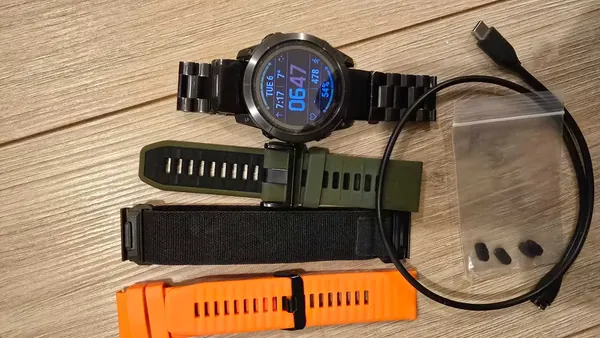 Garmin Fenix 7X Sapphire Solar stare bun