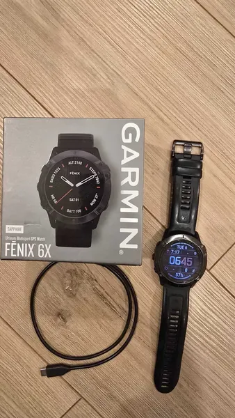 Garmin Fenix 6X Sapphire stare bun