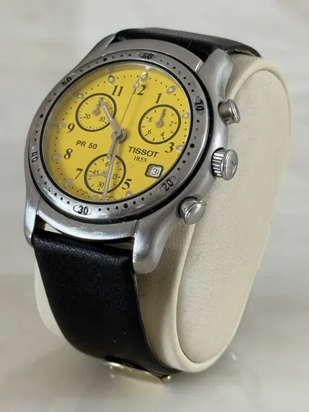 Tissot PR50 Chronograph otel stare bun