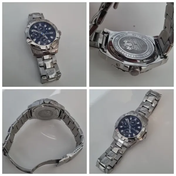 Festina Multi Function Blue Dial oțel stare bun