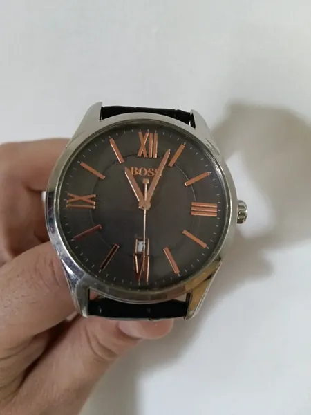 Hugo Boss Ambassador Grey Dial Rose Gold oțel stare bun