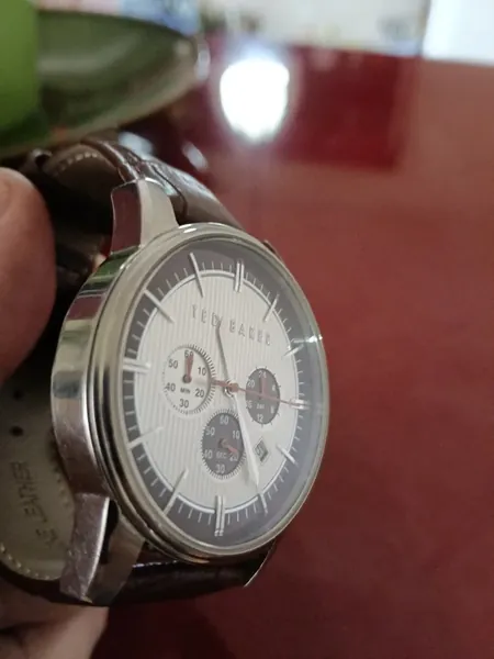 Ted Baker Chronograph Silver Dial TE1015 oțel stare bun