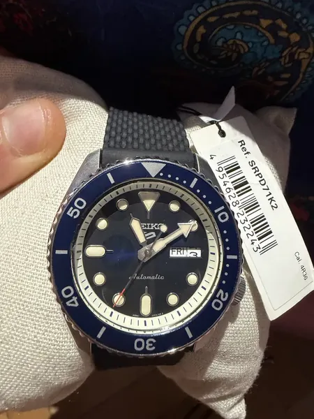 Seiko 5 Sports Blue Suits SRPD71K2 oțel stare nou