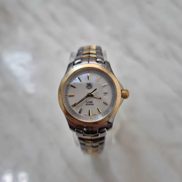 Tag Heuer Link Bicolor Mother of Pearl oțel stare excelent