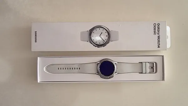 Samsung Galaxy Watch 4 Classic Silver oțel stare bun