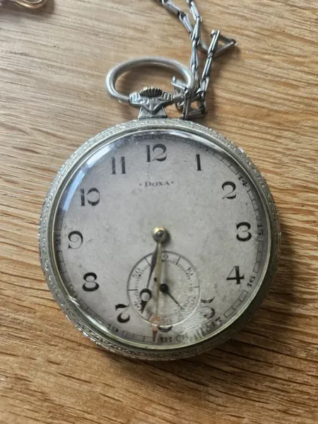Doxa Mecanic Ceas de buzunar anii '20 stare bun