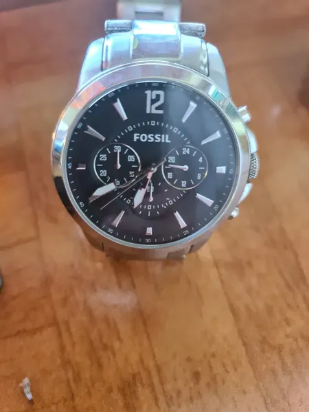 Fossil Grant Chronograph oțel stare bun
