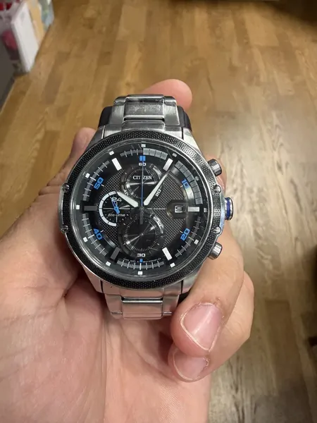 Citizen Eco-Drive Chronograph B612-S071101 aur stare bun