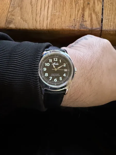 Mido Multifort Chronometer oțel stare excelent