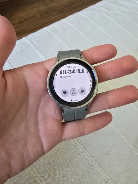 Samsung Galaxy Watch 5 Pro Gray Titanium titan stare bun