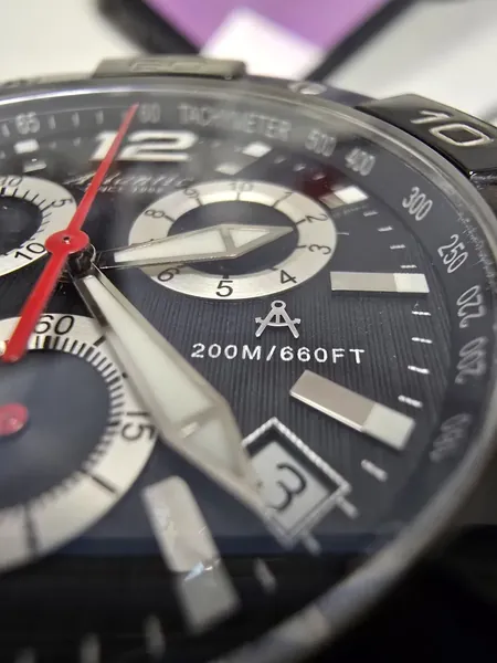 Atlantic Atlantic Chronograph Tachymeter 200M oțel stare bun