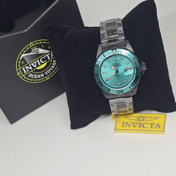 Invicta Pro Diver Turquoise Black 49914 oțel stare nou