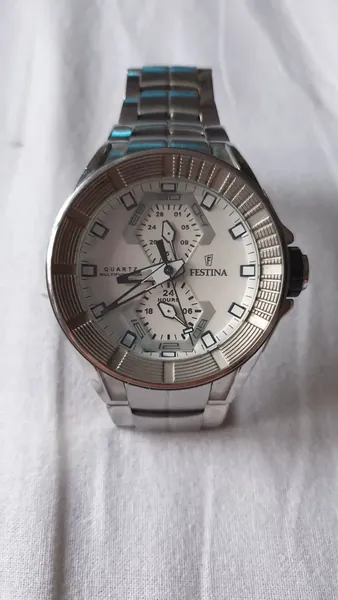 Festina Multi Function Silver Dial F16652 titan stare excelent
