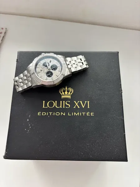 Louis XVI Chronograph Pavé Dial Limited Edition titan stare bun