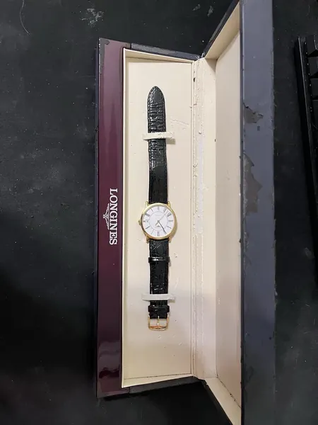 Longines Presence Gold-Tone Roman Dial aur stare nou