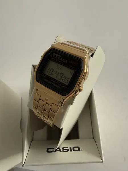 Casio Vintage Gold Digital oțel stare nou