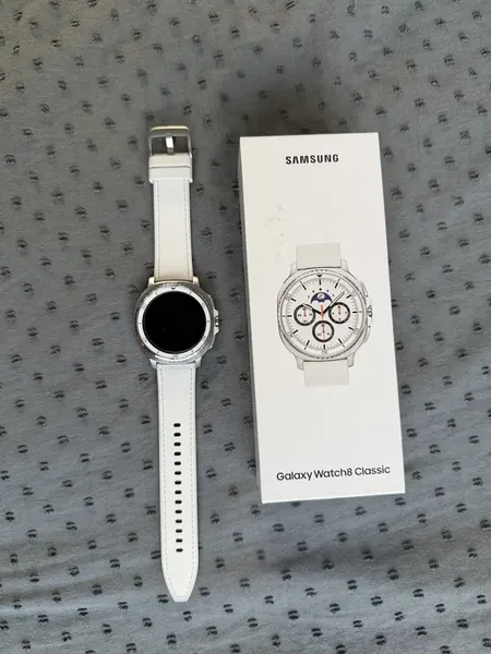 Samsung Galaxy Watch 8 Classic Silver White oțel stare nou