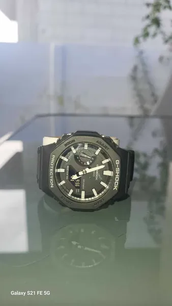 Casio G-Shock GA-2100 Black GA-2100-1AER plastic stare bun