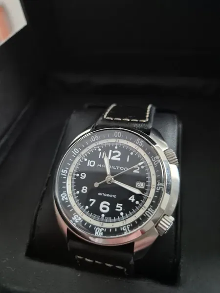 Hamilton Khaki Aviation Pilot Pioneer oțel stare bun