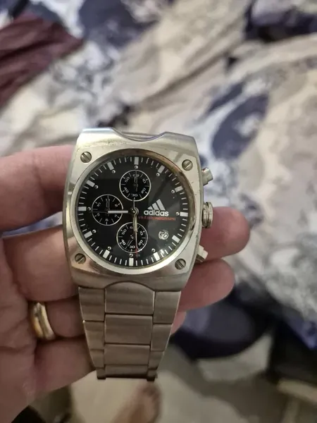 Adidas Chronograph V5 oțel stare bun