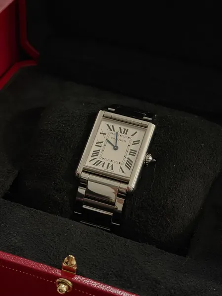 Cartier Tank Must Large WSTA0052 oțel stare bun