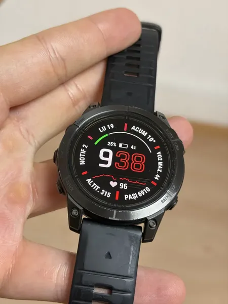 Garmin Epix Pro Gen 2 47mm oțel stare bun