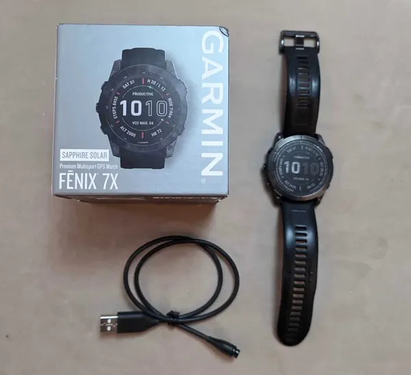 Garmin Fenix 7X 51mm Sapphire Solar Titanium titan stare bun