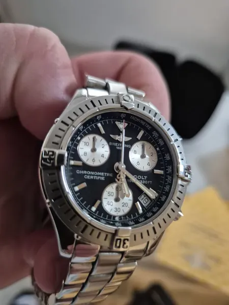 Breitling Colt Chronograph oțel stare bun