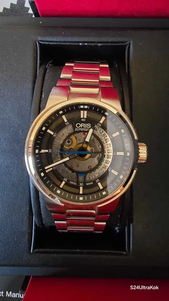 Oris Williams Engine Date oțel stare bun