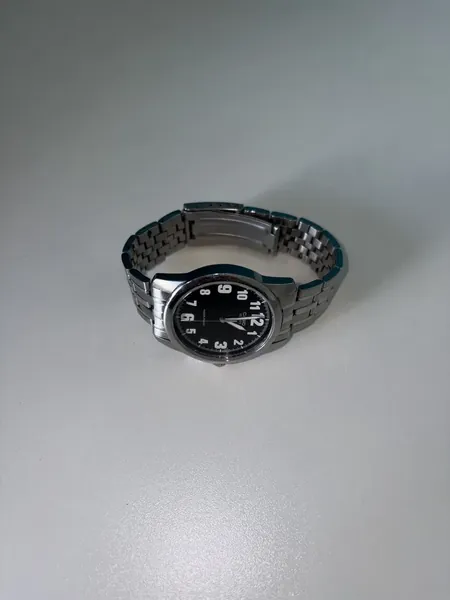 Casio Collection Black Dial Arabic Numerals oțel stare excelent