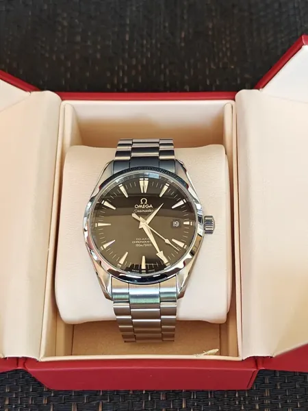 Omega Seamaster Aqua Terra Co-Axial Black Dial 2503 oțel stare excelent