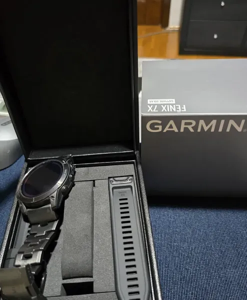 Garmin Fenix 7X Sapphire Solar stare bun